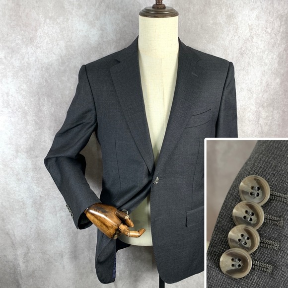 Suitsupply Blazer Jacket Men 40R Napoli Wool Vitale Barberis Canonico Sport Coat